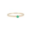 Yeva | Ring Yellow Gold | Emerald