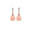 Varivello25 Pendants | Diamonds & Pink Enamel | Coral