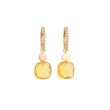 Varivello25 Pendants | Yellow Enamel | Citrine