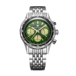 Nivada Grenchen Chronoking MecaQuartz summer edition "green" 38mm | 87057Q04