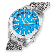 Squale matic Light Blue Milanaise | 44mm MATICXSE.ME22
