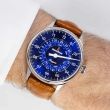 Meistersinger Pangaea Day-Date PDD908 Blue