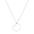 Dot | White Gold Necklace | Heart 40cm MM107