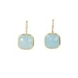 Sundrops | Earrings 18 Carat Yellow Gold | Aquamarine 