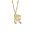 Minitials Connecting Dots Necklace | 18ct Gold