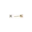 W | Diamond Ear studs Yellow Gold | 0.60ct