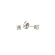 W | Diamond Ear studs White Gold | 0.60ct