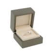 W | Diamond Solitaire Ring White Gold | Oval 1.00ct