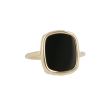 Sundrops | Ring 14 Carat Yellow Gold | Onyx 15 x 13 mm
