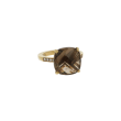 Sundrops | Ring 18 Caarat Yellow Gold | Smoky Quartz