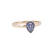 Yeva | Ring Pink Gold | Sapphire Drop