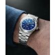 Nivada Grenchen F77 Lapis Lazuli/ Titanium 68009A77