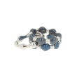 Sundrops | Ring White Gold | Blue Ceramic 