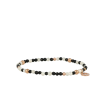 Sundrops | Bracelet Pink gold | Onyx - mother of paerl