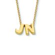 Minitials Two Signature Necklace | 18ct Gold