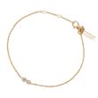 two diamond bracelet chain