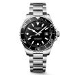 Longines Hydroconquest Quartz Black/ steel L3.769.4.56.6