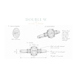 W | Diamond Ring Yellow Gold |Oval and Prinses cut 0.82ct