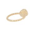 Yeva | Ring Pink Gold | Small Twist Diamonds 