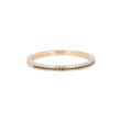 Yeva | 18carat Pinkgold Alliance Ring | Black Diamond