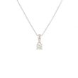 W | Diamond Pendant White Gold | 0.30ct
