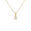 W | Diamond Pendant Yellow Gold | 0.50ct