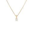 W | Diamond Pendant Yellow Gold | 0.20ct