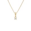 W | Diamond Pendant Yellow Gold | 0.30ct