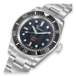 Squale 1545 Black Bracelet | 40mm 1545BKBKC.AC