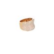Be | Ring Pink Gold | Diamond Curve Pavé 