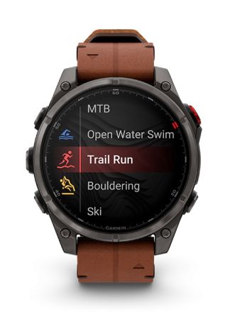 Garmin Fēnix 8 Pro carbon/brown leather 010-03198-40 | 47mm