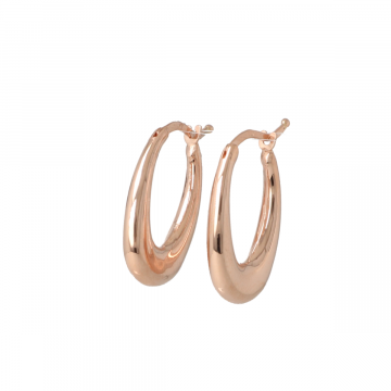 Be | Earrings Pink Gold | Hoops