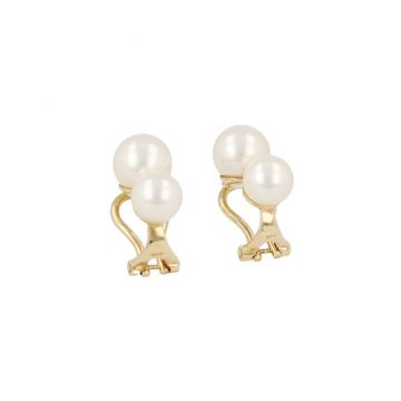 Sundrops | Earclips Yellow Gold | Pearl