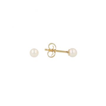 Sundrops | Ear Studs Yellow Gold | Pearl