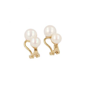 Sundrops | Earclips Yellow Gold | Pearl