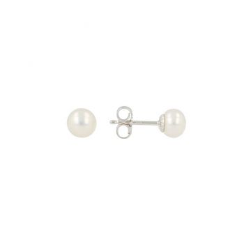 Sundrops | Ear Studs White Gold | Pearl