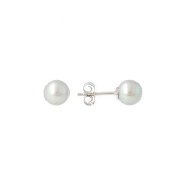 Sundrops | Ear Studs White Gold | Pearl