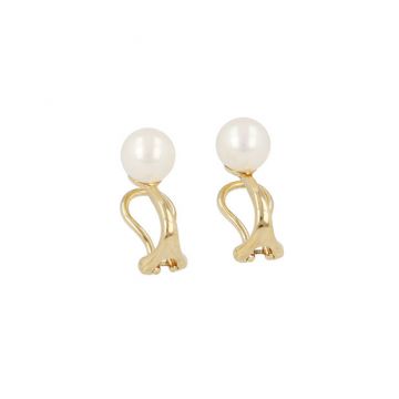 Sundrops | Earclips Yellow Gold | Pearl