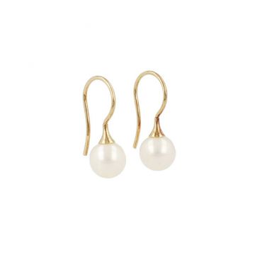 Sundrops | Earrings Yellow Gold | Pearl