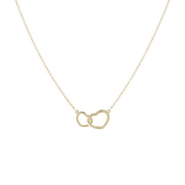 KEK | Necklace Yellow Gold | Two Hearts Entwined
