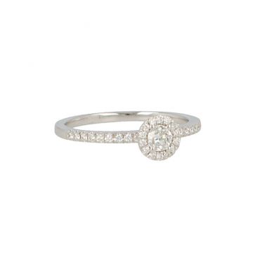 Lux | Ring White Gold | Diamonds 0.40ct