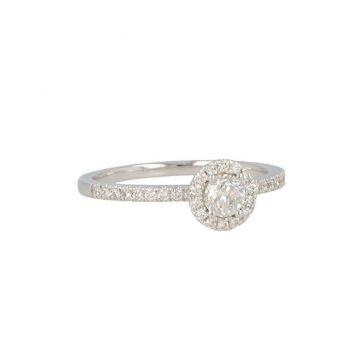 Lux | Ring White Gold | Diamonds 0.50ct