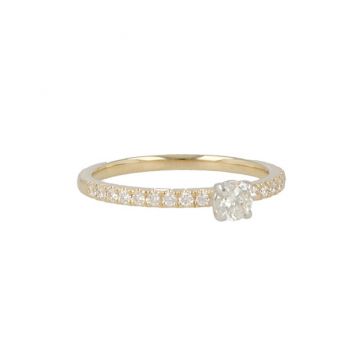 Lux | Ring Bicolor | Diamonds 0.44ct