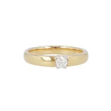 W | Diamond Alliance Ring Yellow Gold | 0.15ct