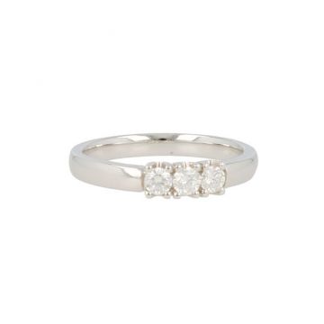 W | Diamond Alliance Ring White Gold | 3 x 0.10ct