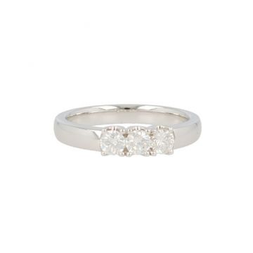 W | Diamond Alliance Ring White Gold | 3 x 0.15ct