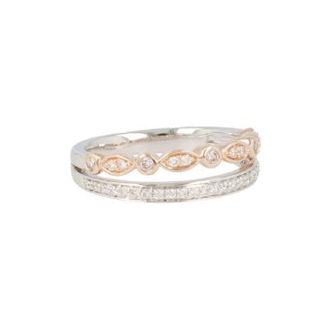 Yeva | Ring Bicolor | Diamonds