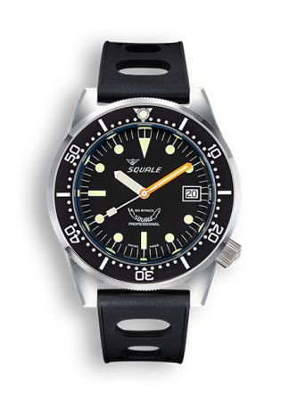 Squale 1521 Classic black rubber | 42mm
1521CL.NT