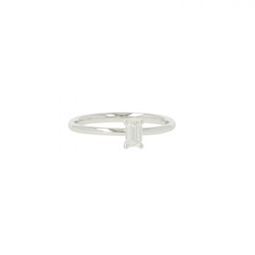 Emerald cut diamond