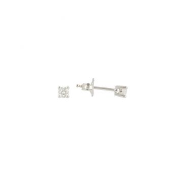 W | Diamond Ear studs White Gold | 0.20ct